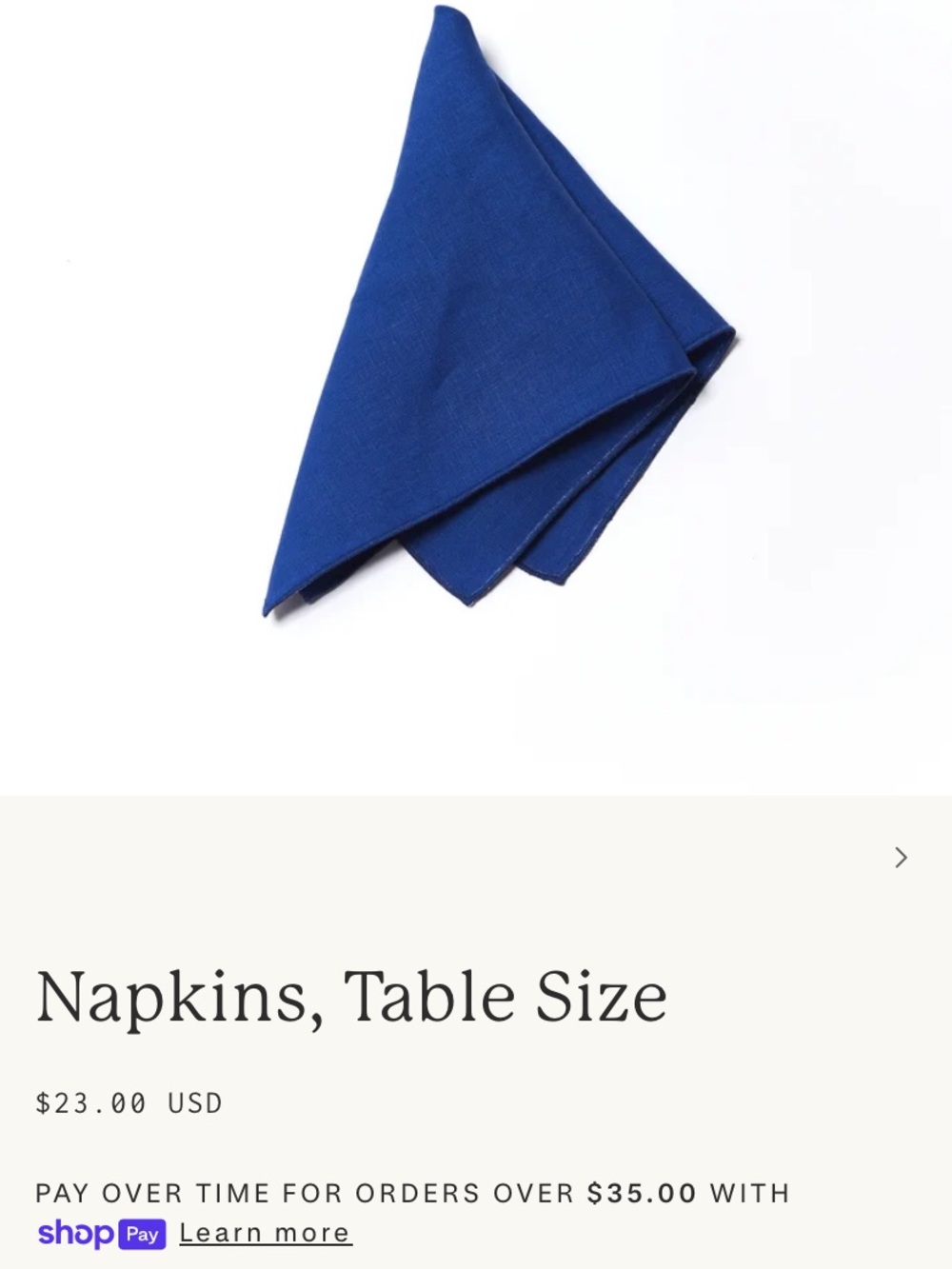 Blue Table Napkins - Set of Linen-Feel Dinner Napkins